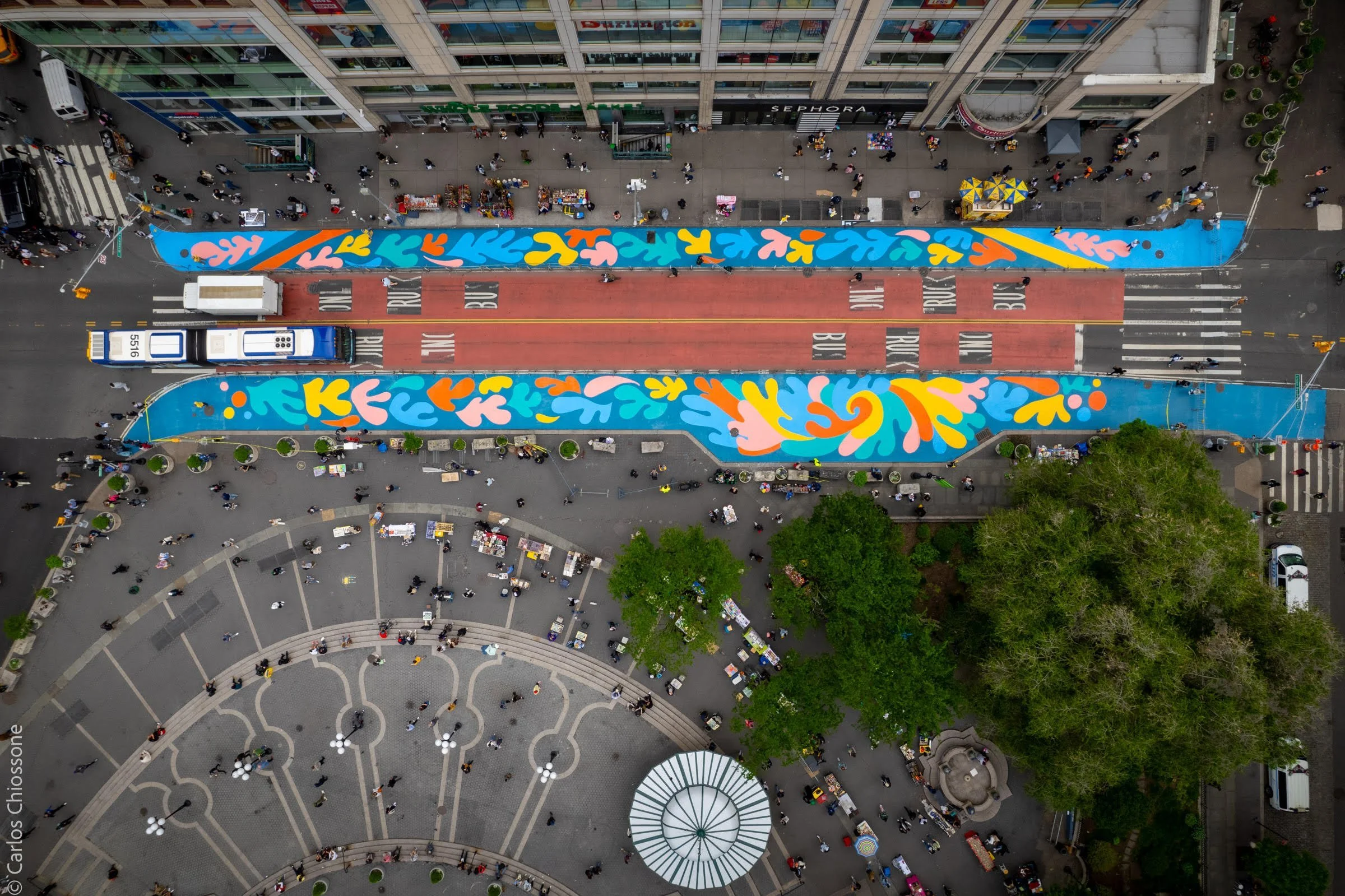 2024 14th Street Street Busway Mural Unveiled — Union Square NYC